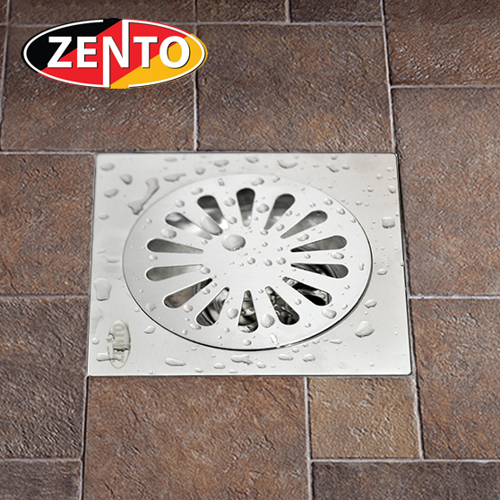 Phễu thoát sàn chống mùi hôi inox Zento TS201-L